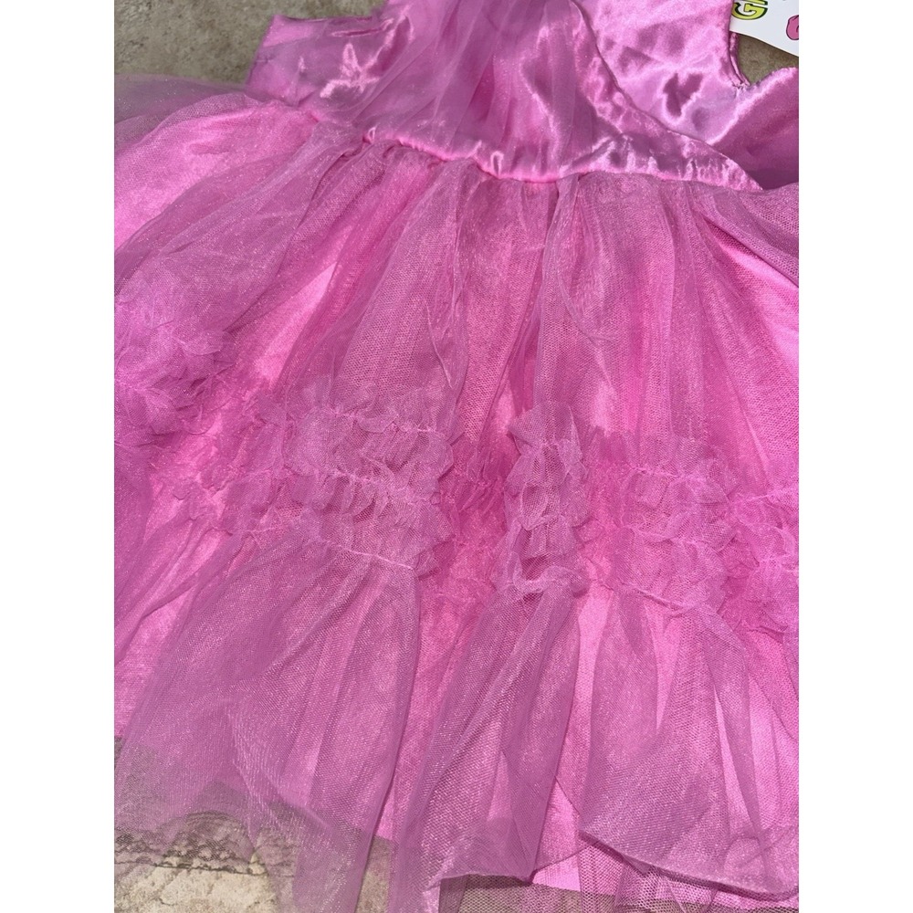 The Grinch Couture Cindy Lou Who Pink Tutu Dress Red Bow Christmas 3T DRGR14RCDA - Picture 3 of 5